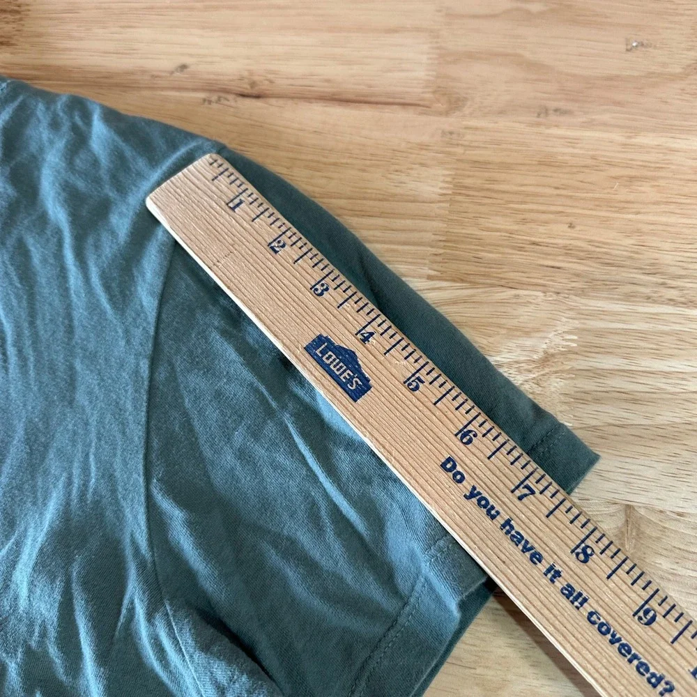 The North Face Top T-shirt Women's Medium Short Sleeve Green Camo logo - Picture 7 of 11